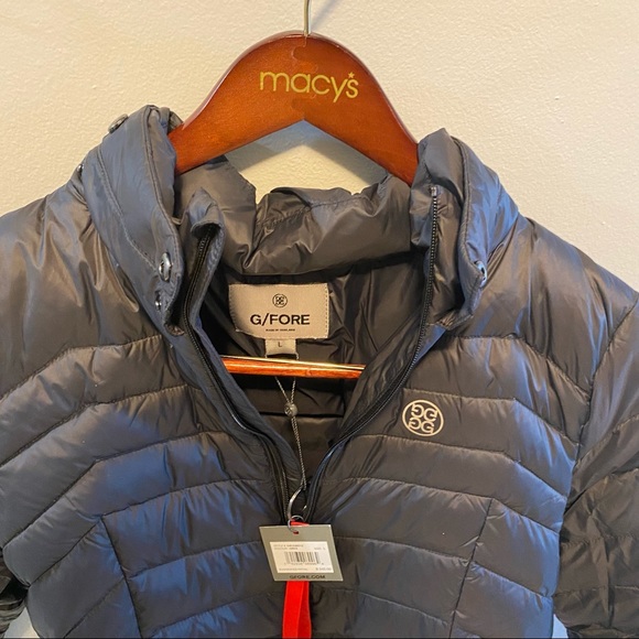 NWT Ladies G/Fore Puffer Jacket - Black - Large - Picture 6 of 13